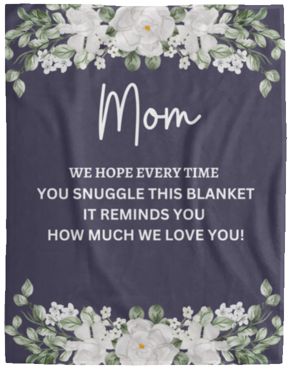 MOM PLUSH FLEECE BLANKET/MOTHER'S DAY GIFT