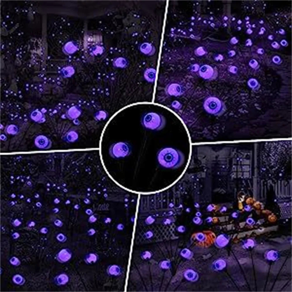 Halloween Outdoor Solar Scary Eyeball Lights